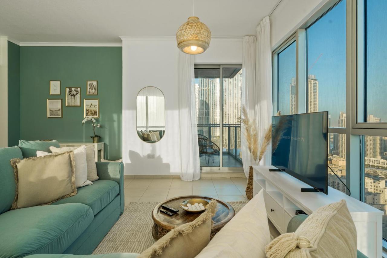 Chic And Zen Apartment, Near Burj Khalifa Tower Дубай Екстериор снимка